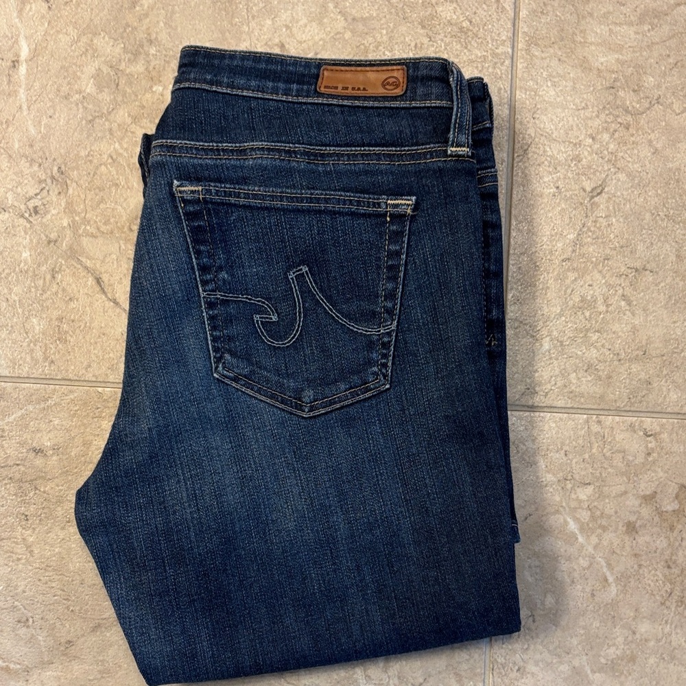 AG Adriano Goldschmied Dark Indigo Women's Straight Leg Jeans